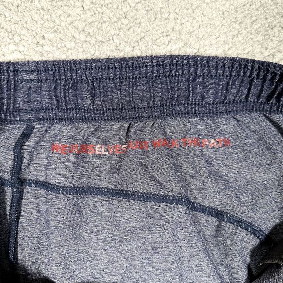 Rhone Shorts Mens XL Blue Guru 6" Unlined Performance Stretch Casual Preppy Logo - Picture 9 of 11